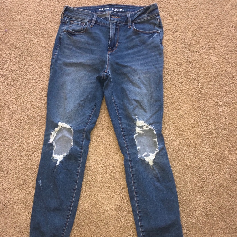 Old navy ripped jeans